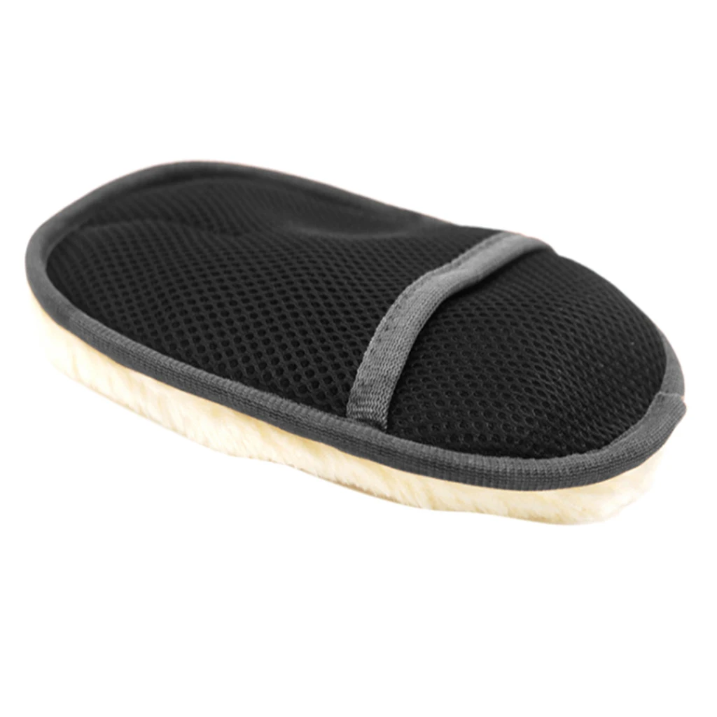 Car Care Cleaning Brushes Polishing Mitt Brush Super Clean Wool Car Wash Glove Sponge Waxing Car Cleaning Tool