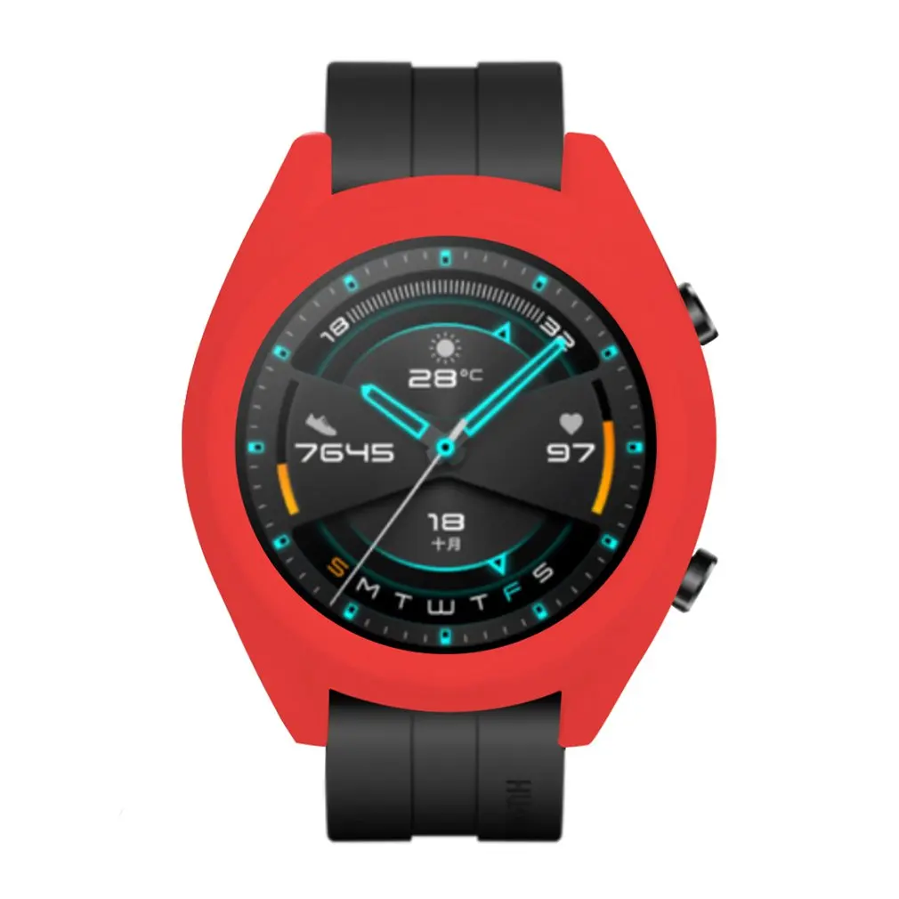 Soft TPU Silicone Case Cover For Huawei Watch GT 2 GT Smart Bracelet Protective Frame Shell For GT2 Wristband Protector Sleeve