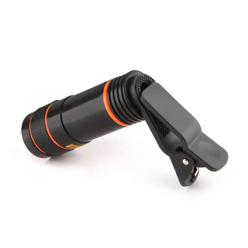 

HD 8/12X Optical Zoom Camera Telescope Lens With Clip For Universal Mobile Phone 72XF
