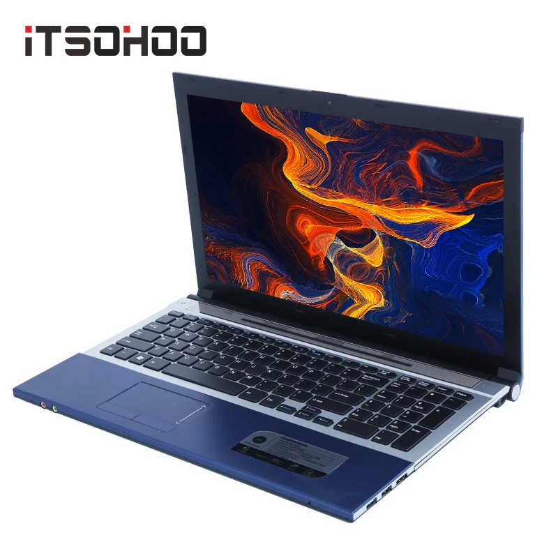 ITSOHOO игровой ноутбук 8 ГБ ОЗУ 1000 Гб Intel Core i7 ноутбуки 15,6 дюймов с DVD RJ45 Win10 ноутбук компьютер для офиса домашнего использования