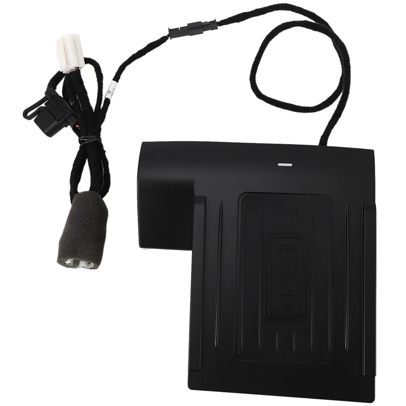 

10W QI Wireless Charging Phone Charger Fast Charging Plate Panel Phone Holder for 2016-2018 GOLF 7