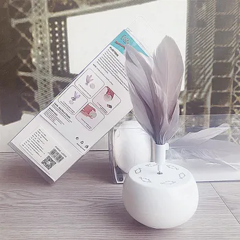 

Nice Quality Pet Cat Electric Toy Automatic Interactive Funny Game Stick Feather Tumbler Toys 360 Degree Rotation Cat Supplies