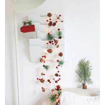 

2M 20LED Bell Copper String Lights Christmas Wreath Thanksgiving Party Home Indoor Outdoor Garden Door Decoration