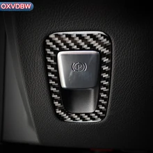 Углеродное волокно P электронная кнопка ручного тормоза крышка обрезная рамка для Mercedes C Class W205 GLC аксессуары