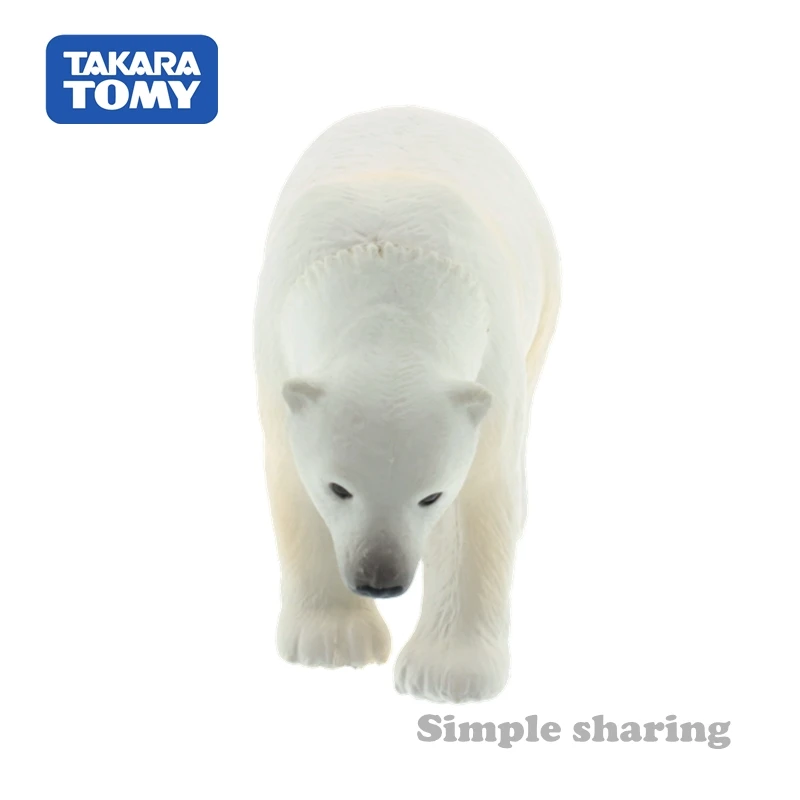 Tomy Ania Alaska Animal Polar Bear Toy Figure Figurine Model For Kids boys AS-10 