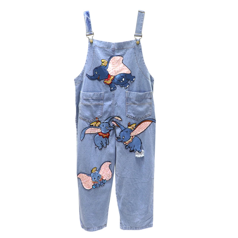 denim capri jumpsuit