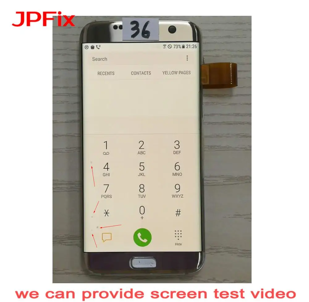 ЖК-дисплей JPFix Super AMOLED для Samsung S7 Edge G935FD G935A G9350 сенсорный ЖК-экран дигитайзер в