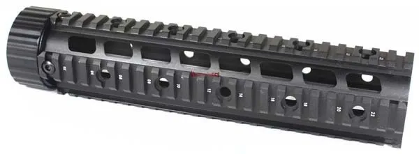 Векторная оптика AR15 M4 M16 223 5,56 плавающая защита рук средняя длина Quad Rail Mount система с черными резиновыми крышками