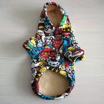 

Warm Pet Dogs Hoodie Coat Animal Printed Puppy Jacket Clothes For Small Dogs Winter Pet Costume Teddy Chihuahua ropa para perro