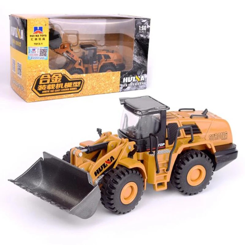 1/60 масштаб Литой Сплав погрузчик экскаватор шахтный самосвал колесный