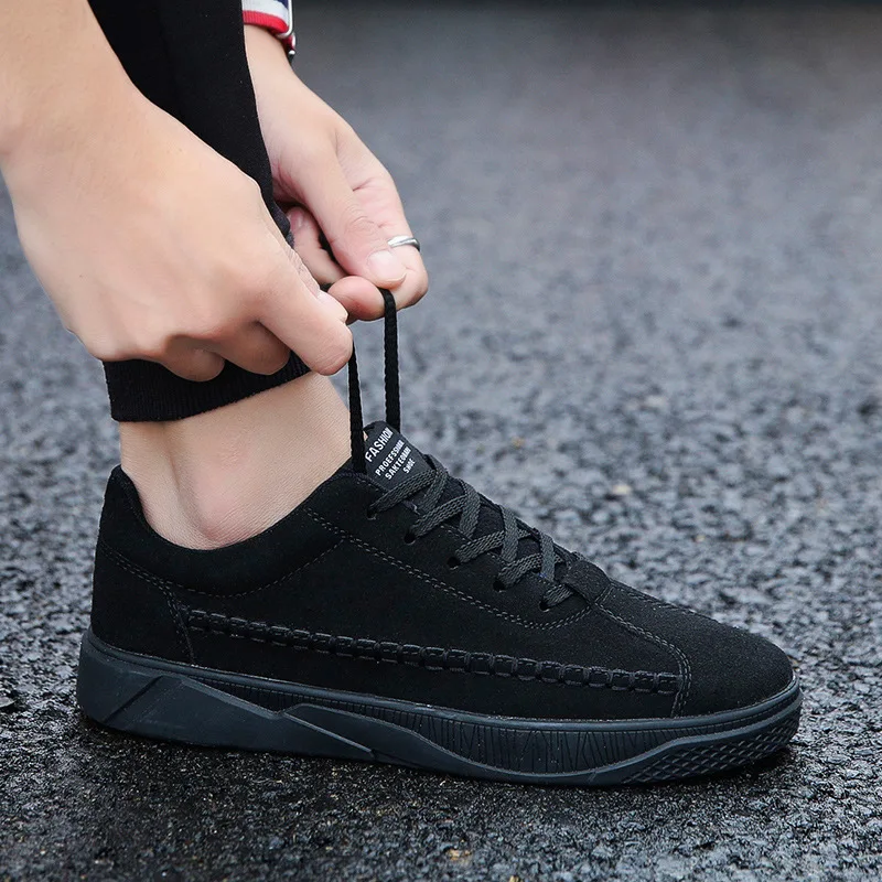 Mhysa 2019 new men's autumn casual shoes comfortable and breathable high quality upper shock absorbing flat sneakers L555 |