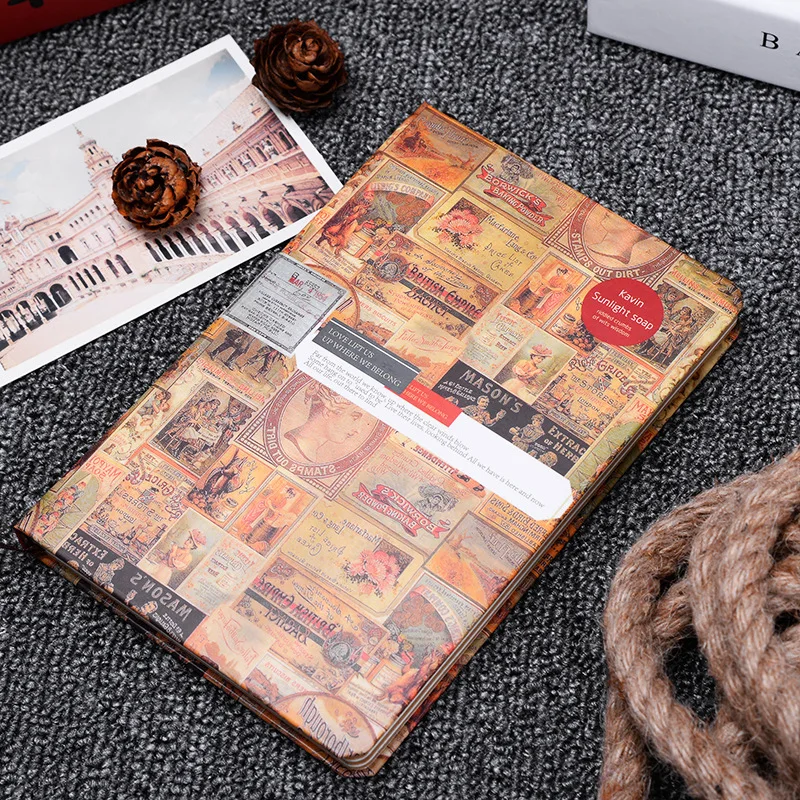 

Retro Hardcover Diary Journal Notebook Note Book School Office Stationery Supply For Students Business Notebooks Making Notes