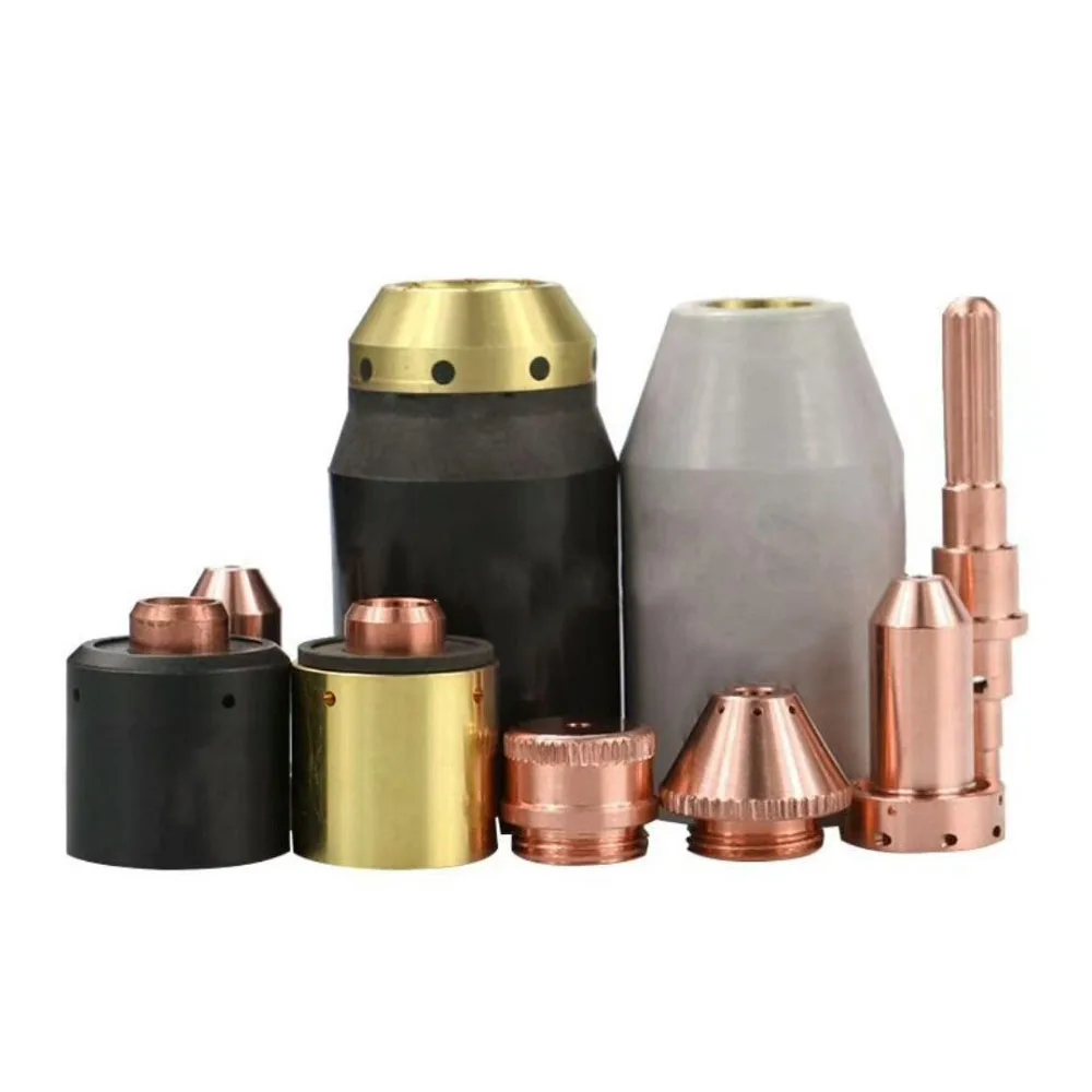 

Plasma Cutting Consumables Electrode 220842 Nozzle 220816 Shield 220817 And Swirl Ring 220857