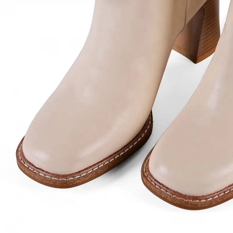 KemeKiss/женские сапоги до колена; модные сапоги для верховой езды; теплая зимняя обувь; женская повседневная обувь с квадратным носком; размеры 34-40