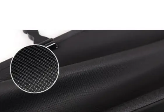 Behind the shelf Car Styling for Tiguan black Trunk lid Material Curtains rear Curtains sliding Spacer rear Racks