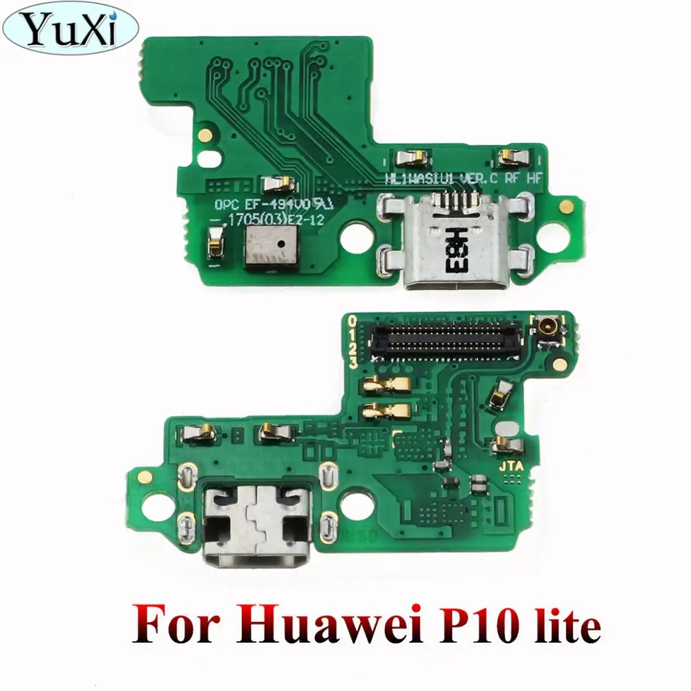 Yuxi 10pcs For Huawei P10 Lite Nova Lite Charging Port Board Mobile Phone Flex Cables Replacement Repair Part Usb Board Charger Mobile Phone Flex Cables Aliexpress