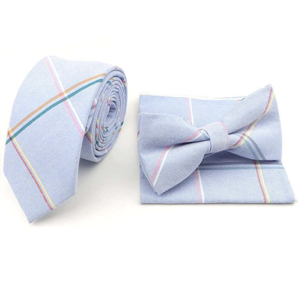 Для мужчин s хлопчатобумажный дизайнерский платок, обтягивающие, в полоску клетчатый мягкий платок носовой платок бабочка галстук-бабочка 6 см галстуки, комплекты одежды на возраст Для мужчин - Цвет: 5