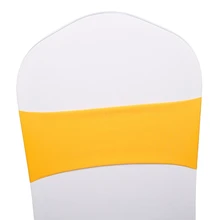 50 шт. пояс для стула, Одноцветный пояс для стула, эластичные ленты для стула, прочные свадебные принадлежности, декор для банкета, дня рождения