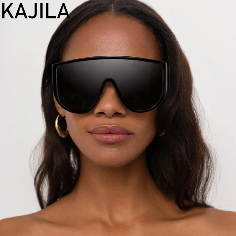 

Oversized Square Sunglasses Women Big Frame 2020 Luxury Brand One Piece Vintage Steampunk Sun Glasses For Men Gafas De Sol