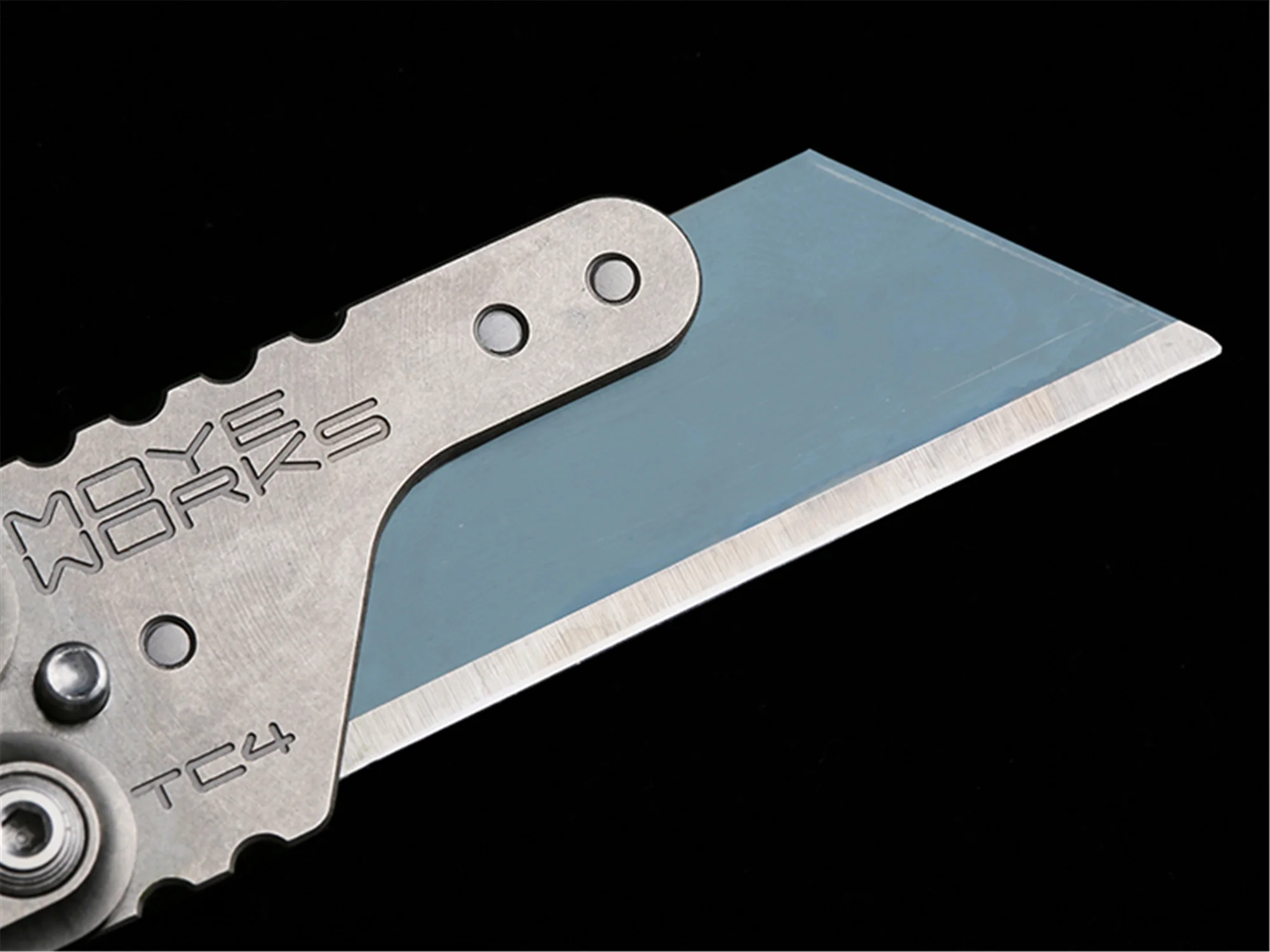 Титановый EDC нож Baly Cutter MOYEWORKS дизайн ножи Открытый Кемпинг шестерни Мультитул