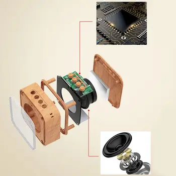 

SZSUNTEX Bluetooth speaker Portable Wireless Loudspeakers For Phone Computer Stereo Music surround Outdoor Speakers Box