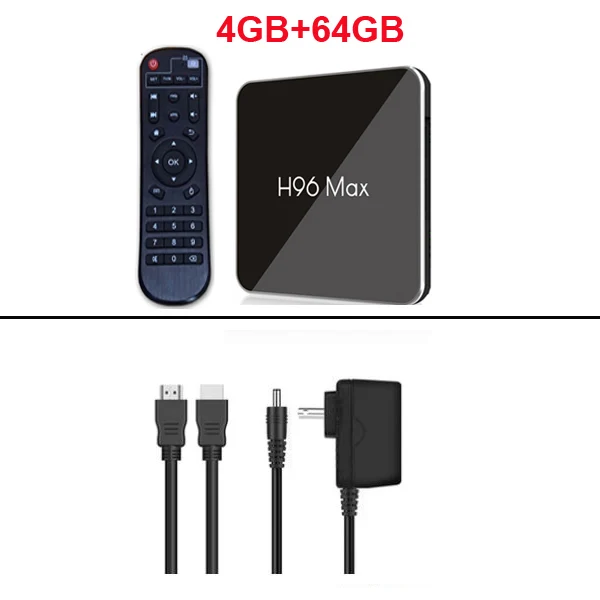 Android 9,0 ТВ приставка H96 Max X2 Amlogic S905X2 4G 32GB 64GB Медиаплеер 4K Google голосовой помощник Netflix Youtube H96MAX 2GB16GB - Цвет: 4G 64G