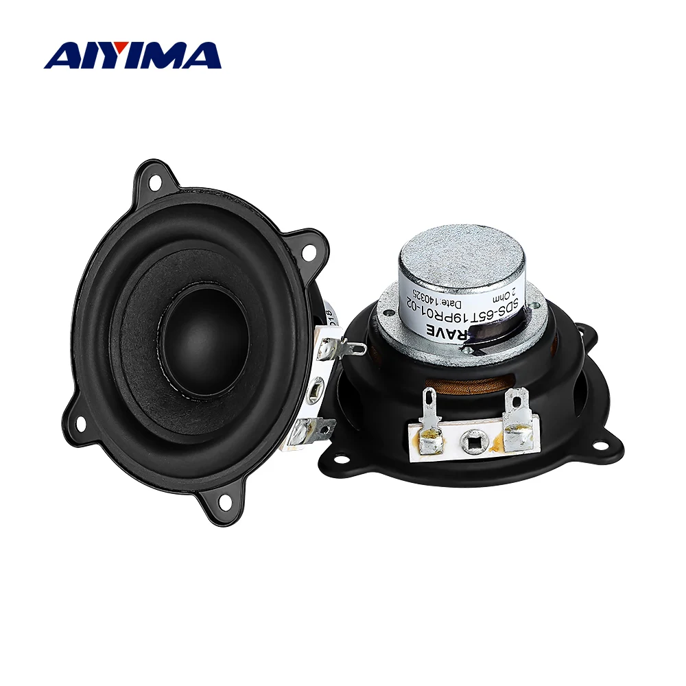 Aiyima 2pcs 2.5 Inch Woofer Audio 