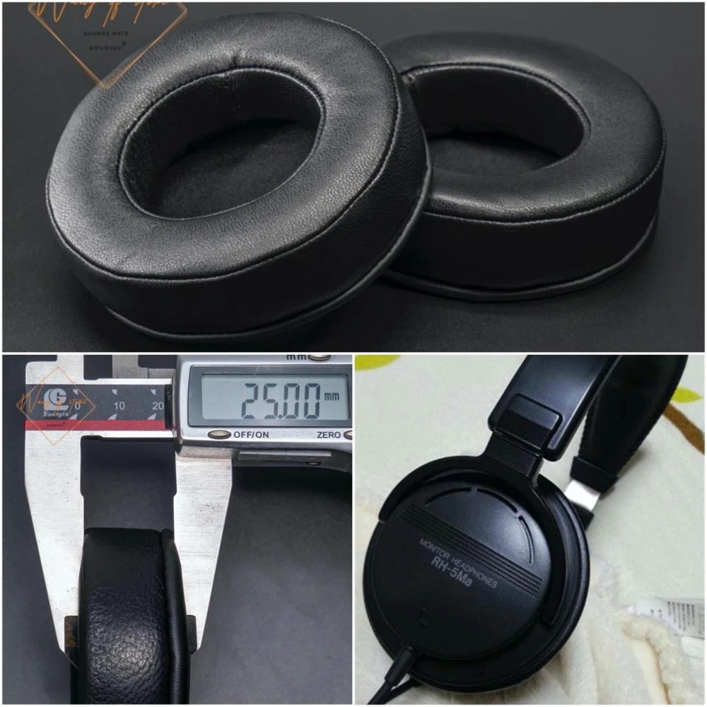 Sheepskin Leather Memory Foam Ear Pads For Yamaha Rh5ma Headphone Perfect  Quality, Not Cheap Version - Earphone Accessories - AliExpress