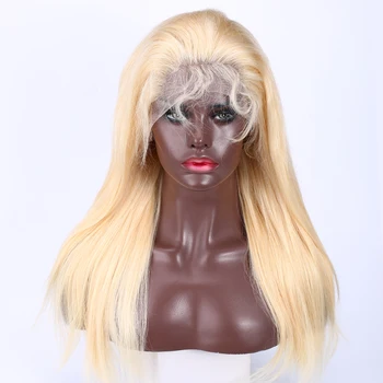 

Luvin OneCut Hair Straight 13x6 Lace Frontal Wig 613 blonde Brazilian Remy Human Hair Lace Front Wigs For Women Long Lace Wigs