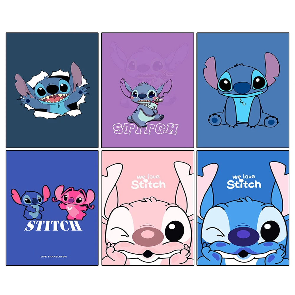 

Disney Cartoon Diamond Painting 5D DIY Diamond Embroidery Lilo & Stitch Pictures Of Rhinestones Mosaic Home Decor