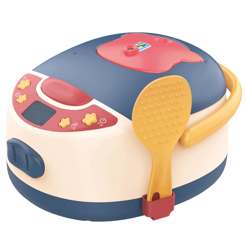 Supermarket baby multi-function toy girl steam simulation rice cooker children's kitchen cooking family rice cooker J03