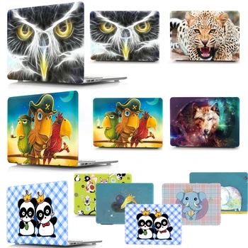 

PVC Shell Cover Case For Macbook Air Retina 11 12 13 13.3 15 15.4 New Laptop Hard Replace Sleeve Skin For Mac Pro 13 Touch Bar
