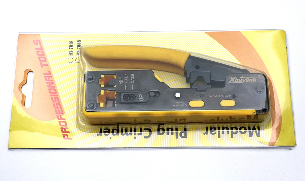 xintylink rj45 pliers crimper rg45 cat5 cat6 cat7 CAT8 network crimping tool ethernet cable Stripper networking clamp clip lan