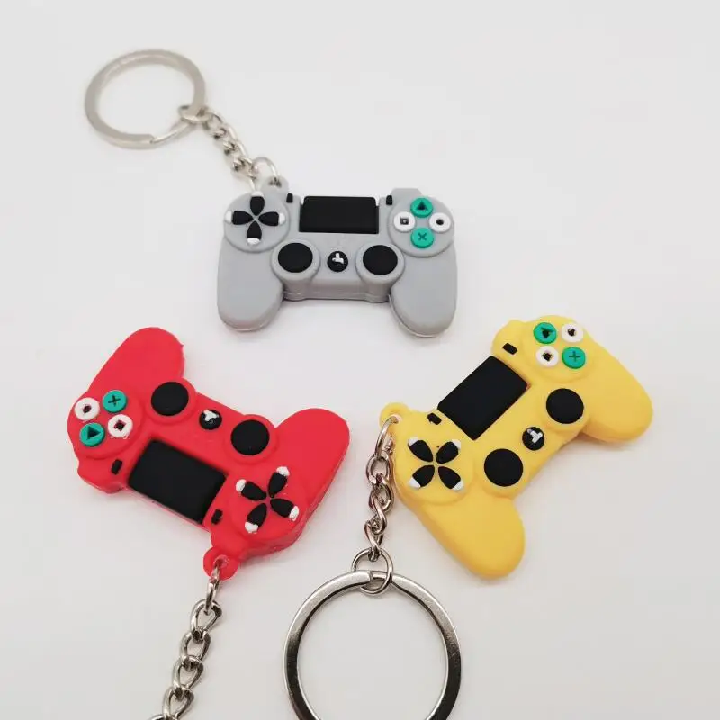 Details about   Creative Personality Simulation Game Keychain Ring Pendant with Strap & Bell 