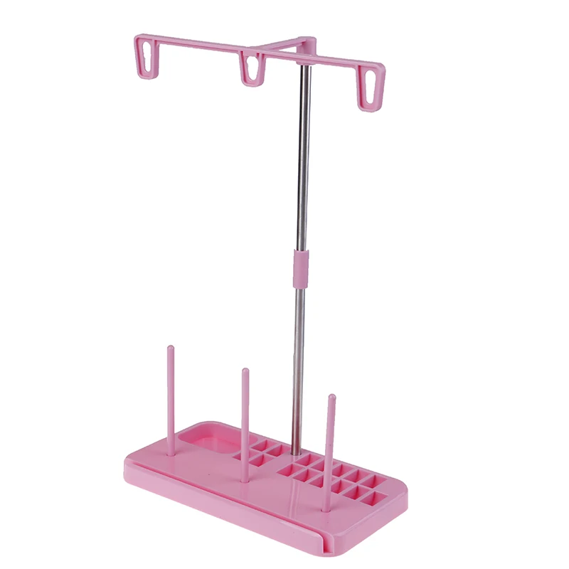 Embroidery Thread 3 Spool Holder Stand Rack Sewing Quilting For Home