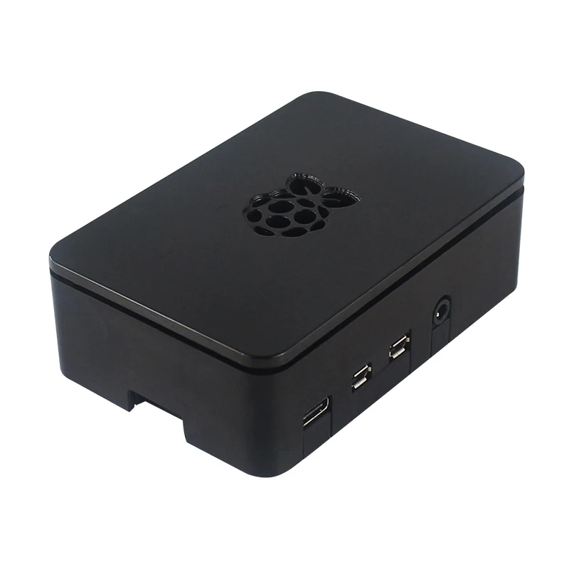 Чехол Raspberry Pi 4 Model B ABS с вентилятором черный корпус пластиковый для RPI B|Аксессуары