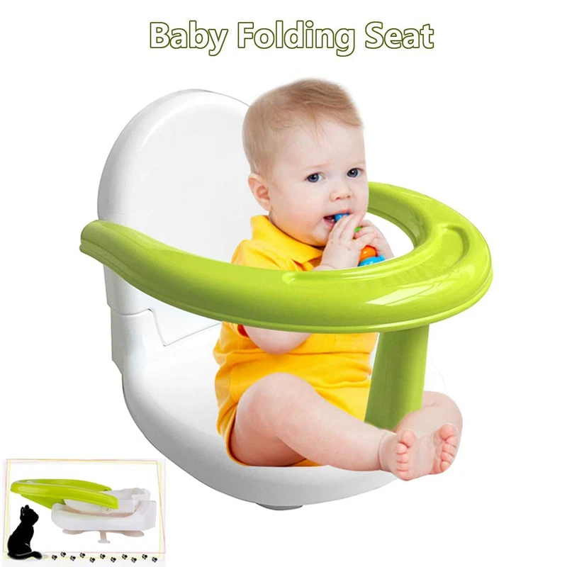 Hot-Foldable Baby Shower Seat Multi-Function Baby Care Bathroom Seat Baby Shower Anti-Skid Safety Folding Seat Baby Shower Safet