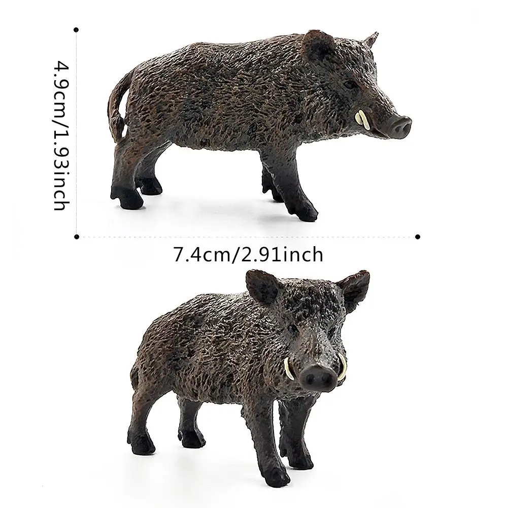 Wild Boar Toy Figurine 2.8inch miniature duck figurines miniature figurines miniature ornament ornament crafts