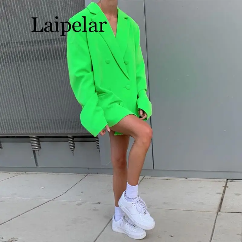 Laipelar, новинка, длинный рукав, чистый, большой размер, пальто, Блейзер, Осень-зима, женская уличная одежда, ветровка, женские топы