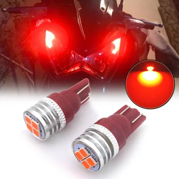 

Super Bright Red Motorcycle Position Parking Lights 4-SMD-3030 T10 Wedge LED Bulb For Honda CBR1000RR Motorcycle Light
