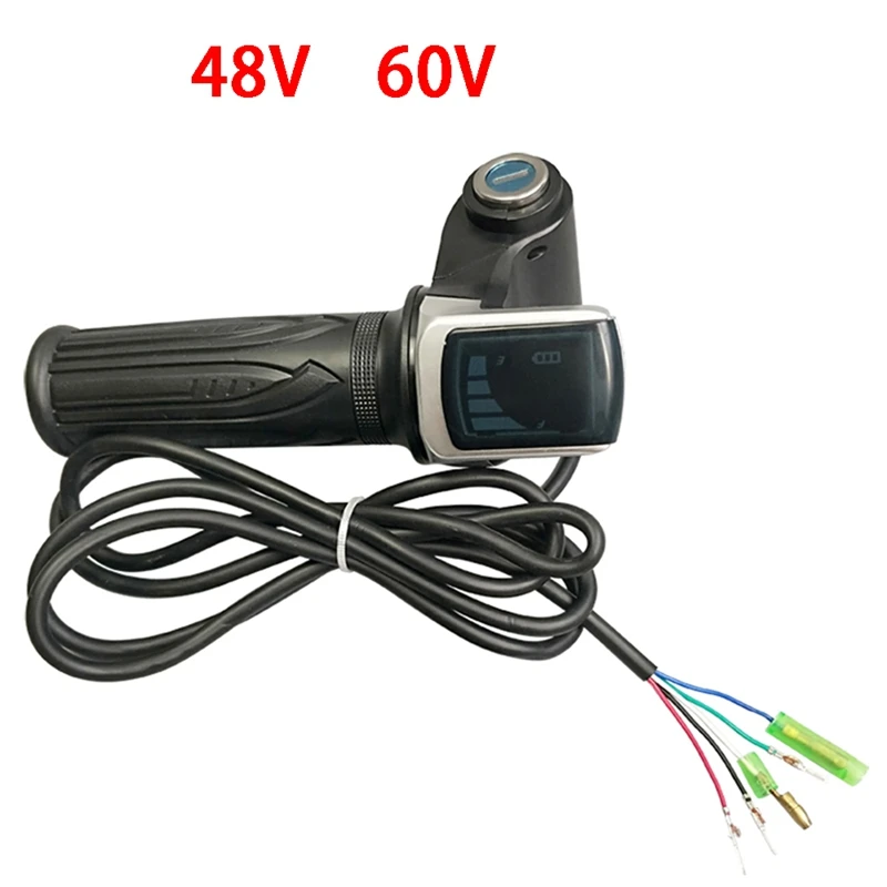 Bike Twist Throttle for Electric Gas Handle LCD Display Lock Key | Спорт и развлечения