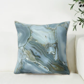 

New Colorful Pillowcase for Pillow 45*45 Geometric Marble Texture Pillow Case Soft Throw Pillow Cover for home textile Unique Co