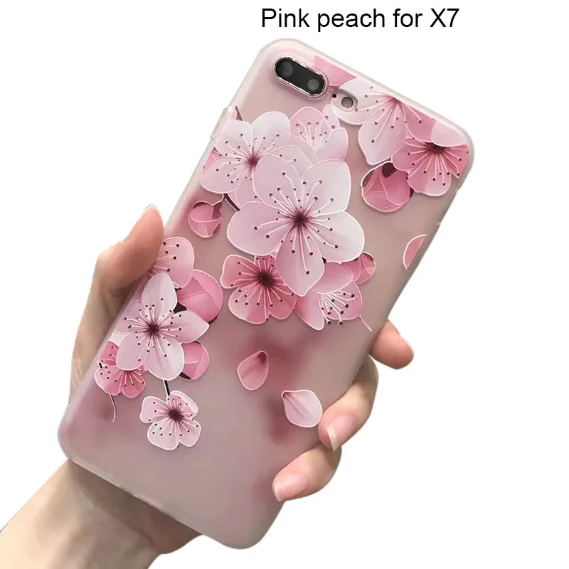 Мобильный чехол для телефона с цветочным узором совместимый Vivo X7 X9 X9s X20 Plus LFX