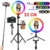 12 Дюймов Dimmable RGB LED Selfie Ring Fill Light 33 см Фото Кольцо Лампа Со Штативом Для Макияжа Видео В Прямом Эфире Aro De Luz Para Celular