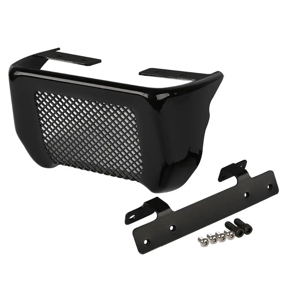 HiMISS Motorcycle Engine Cover Oil Cooler Cover for Harley Street Glide FLHX,Special FLHXS