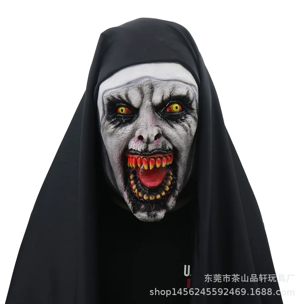 

HIGH quality Nun mask The scary mask terror haunted house trick party supplies