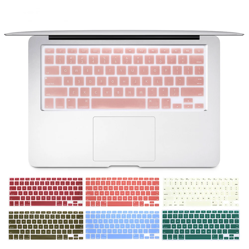 Чехол для клавиатуры ноутбука ESPL Защитная пленка Mac Book Air 13 Pro 15 дюймов A1466 A1502 A1278
