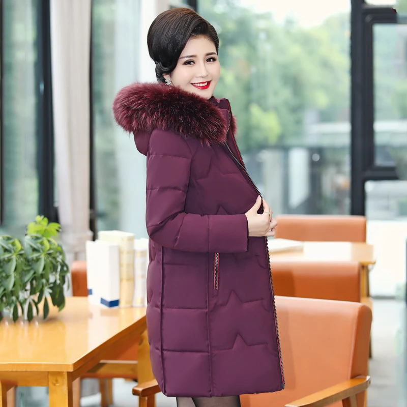 

2019 Women Winter Coats Female Plus Size 5XL Slim Cotton Jacket Hooded Fur Collar Thick Padded Autumn Warm Large Size Oversize