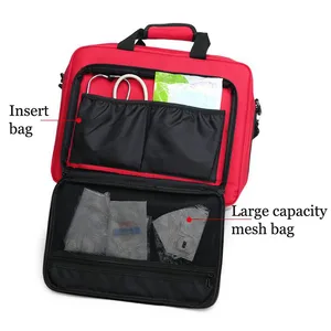 Image 3 - Kit de primeros auxilios para exteriores, bolsa de mensajero reflectante multifunción impermeable de nailon para deportes, Kit familiar de emergencia para viajes DJJ044
