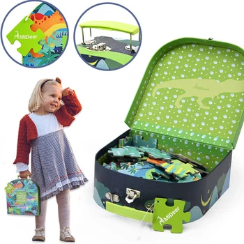 

Kids Toy Puzzle Jigsaw for Children Toddler Dinosaur Puzzle Children Learning Preschool Educational Puzzles Toys for Boys Girls